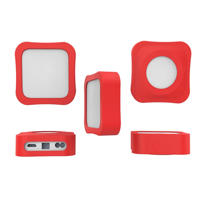 Soft Silicone Case for Apple TV 4K 2022 Drop-proof Set Top Box Protective Cover - Red - 5