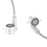 Portable USB Charging Hanging Neck Mini Cooling Fan ABS Summer Mute Turbo Fan Cooler - White - 7