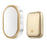 CACAZI FA99 Wireless Self-generating Press Doorbell Home Remote Door Bell, 1 Receiver and 1 Transmitter - EU Plug / Gold - 1