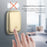 CACAZI FA99 Wireless Self-generating Press Doorbell Home Remote Door Bell, 1 Receiver and 1 Transmitter - EU Plug / Gold - 3
