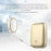 CACAZI FA99 Wireless Self-generating Press Doorbell Home Remote Door Bell, 1 Receiver and 1 Transmitter - EU Plug / Gold - 4