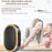 CACAZI FA99 Wireless Self-generating Press Doorbell Home Remote Door Bell, 1 Receiver and 1 Transmitter - EU Plug / Gold - 5