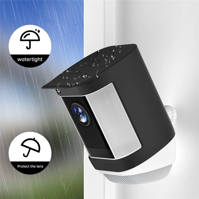 For Ring Spotlight Cam Pro Silicone Case Outdoor Security Camera Weatherproof Protection Cover - 2