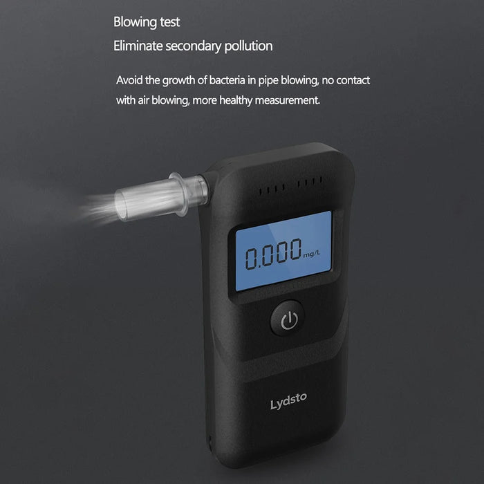 XIAOMIYOUPIN LYDSTO Alcohol Tester High Sensitivity Sensor Alcohol Tester Analyzer with HD Digital Display (Chinese Version) - 5