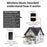 CACAZI FA96 60 Chime Self-powered Wireless Doorbell Smart Home Alarm System, 1 Transmitter+2 Receivers - Black / US Plug - 6