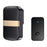 CACAZI FA96 Self-powered Home Wireless Doorbell No Battery Required Ring Chime, 1 Transmitter+1 Receiver - Black / US Plug - 1