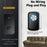 CACAZI FA28 Self-Generating Wireless Doorbell Transmitter + Receiver Smart Doorbell - Black / US Plug - 4