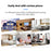 CACAZI FA28 Self-Generating Wireless Doorbell Transmitter + Receiver Smart Doorbell - Black / US Plug - 6
