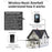 CACAZI FA28 Wireless Doorbell Set with Self-Generating Transmitter + 2 Receiver Smart Home Doorbell - Black / US Plug - 3
