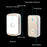 CACAZI FA50 Smart Wireless Doorbell Set Transmitter + 2 Receiver Self-Powered Doorbell for Home - Gold / US Plug - 7