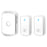 CACAZI FA50 Self-Powered Smart Doorbell Set 2 Transmitter + Receiver Wireless Doorbell for Home - Silver / US Plug - 1