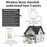 CACAZI FA50 Self-Powered Smart Doorbell Set 2 Transmitter + Receiver Wireless Doorbell for Home - Silver / US Plug - 2