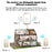 CACAZI FA50 Self-Powered Smart Doorbell Set 2 Transmitter + Receiver Wireless Doorbell for Home - Silver / US Plug - 5