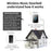 CACAZI FA86 Wireless Smart Doorbell Set 150m Distance Transmitter / Receiver Self-Powered Doorbell - White / US Plug - 2