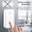 CACAZI FA86 150m Distance Wireless Doorbell Set with 2 Transmitter / Receiver Self-Powered Smart Doorbells - White / US Plug - 3