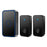 CACAZI FA78 Self-Generating Wireless Doorbells Set with 2 Transmitter / Receiver Smart Home Doorbell - Black / US Plug - 1