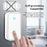 CACAZI FA78 Self-Generating Wireless Doorbells Set with 2 Transmitter / Receiver Smart Home Doorbell - Black / US Plug - 3