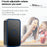 CACAZI FA78 Self-Generating Wireless Doorbells Set with 2 Transmitter / Receiver Smart Home Doorbell - Black / US Plug - 5