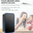 CACAZI FA78 Smart Wireless Doorbells Set with Transmitter / 2 Receiver Self-Generating Home Doorbell - Black / US Plug - 6