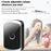 CACAZI FA50 Self-Powered Wireless Doorbell for Home Smart Doorbell Set with Transmitter + 2 Receiver (86 Large Button) - Gold / US Plug - 6
