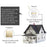 CACAZI FA96 Self-powered Wireless Doorbell No Battery Required Ring Chime (Type 86 Big Button), 1 Transmitter+1 Receiver - Black / US Plug - 2