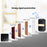 CACAZI FA96 Self-powered Wireless Doorbell No Battery Required Ring Chime (Type 86 Big Button), 1 Transmitter+1 Receiver - Black / US Plug - 5