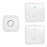 CACAZI FA12 60 Songs 5 Levels Adjustable Wireless Doorbell Calling Bell (Type 86 Big Button), 2 Transmitters+1 Receiver - White / US Plug - 1