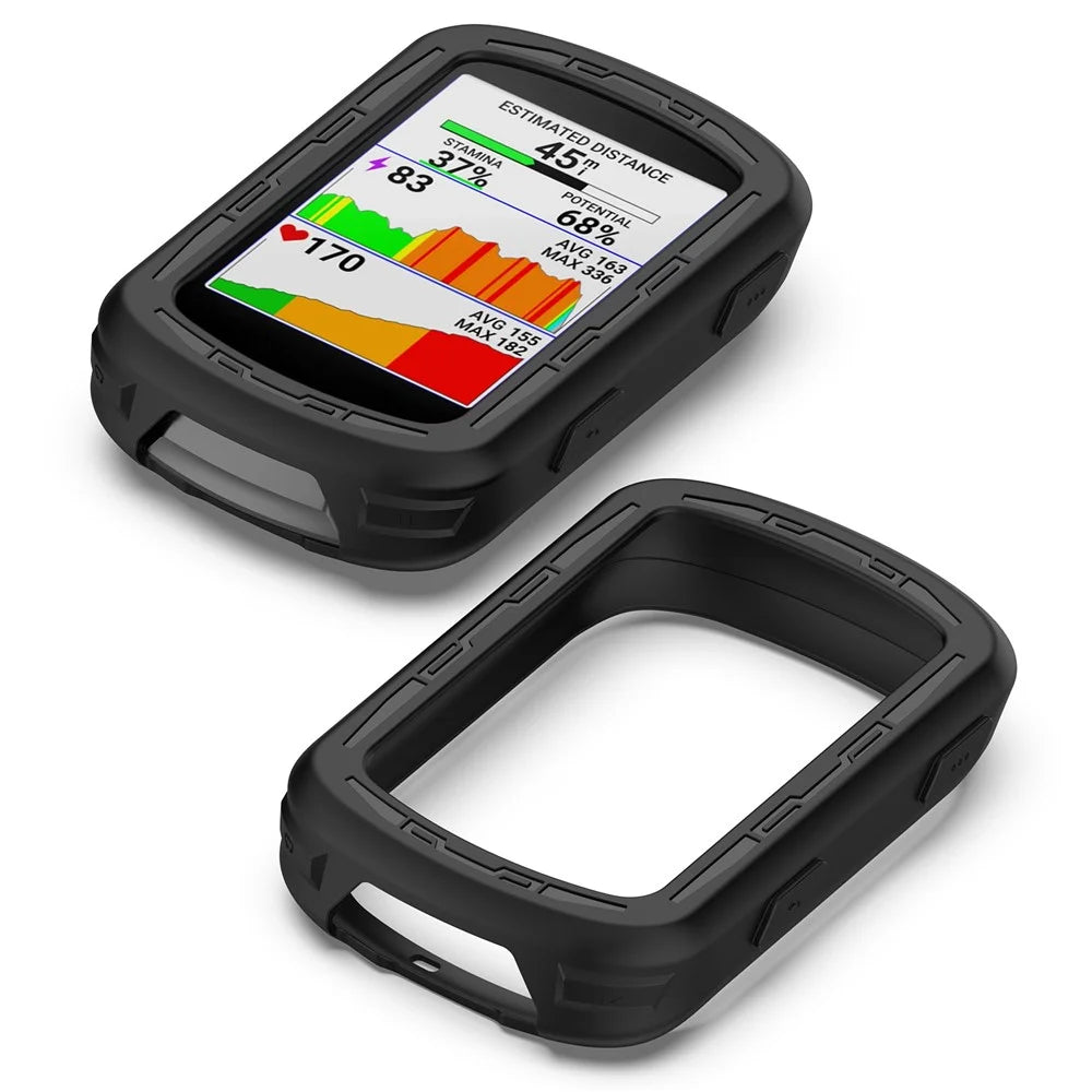 For Garmin Edge 840 / 540 Bike Computer Protective Cover Soft Silicone Anti-drop Case - Black - 5