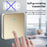 CACAZI FA50 Self-Powered Smart Wireless Doorbell Set 2 Transmitter  /  Receiver Doorbell for Home (86 Large Button) - Gold / US Plug - 2