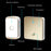CACAZI FA50 Self-Powered Smart Wireless Doorbell Set 2 Transmitter  /  Receiver Doorbell for Home (86 Large Button) - Gold / US Plug - 3