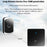 CACAZI FA50 Self-Powered Smart Wireless Doorbell Set 2 Transmitter  /  Receiver Doorbell for Home (86 Large Button) - Gold / US Plug - 5