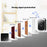 CACAZI FA50 Self-Powered Smart Wireless Doorbell Set 2 Transmitter  /  Receiver Doorbell for Home (86 Large Button) - Gold / US Plug - 6