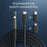 W300 1m Wire 8mm Dual Lens Endoscope IP67 Waterproof 1080P Borescope Inspection Camera for iOS Android - 5