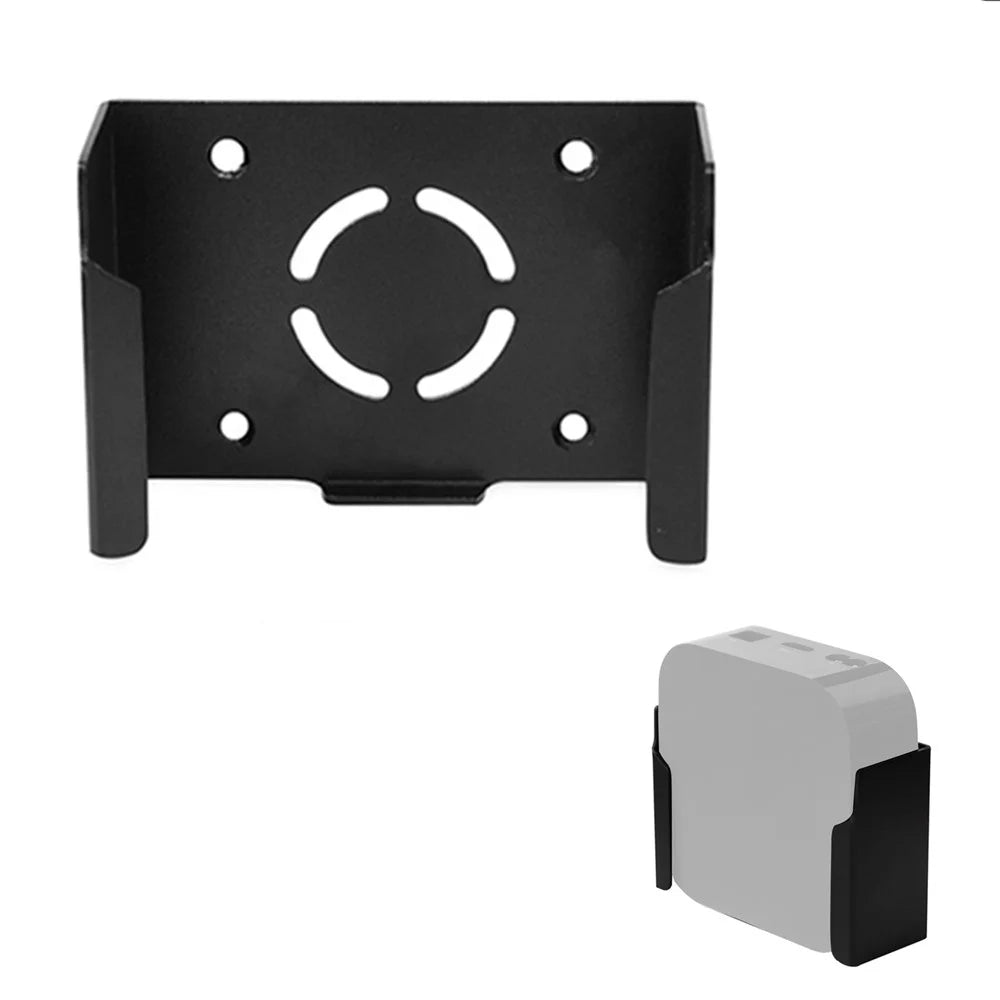 For Apple TV Box Wall-Mounted Hanger Acrylic+Metal Hanging Holder Stable Mounting Bracket - 1