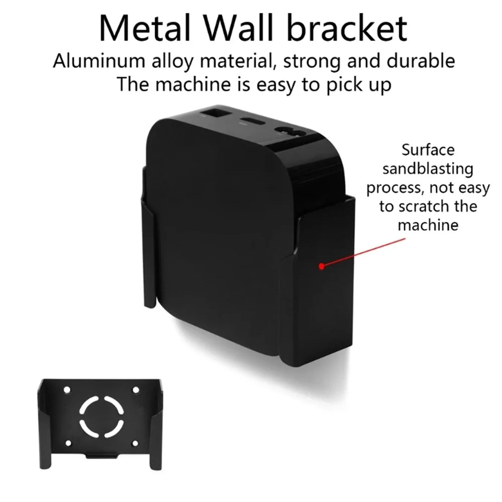 For Apple TV Box Wall-Mounted Hanger Acrylic+Metal Hanging Holder Stable Mounting Bracket - 6