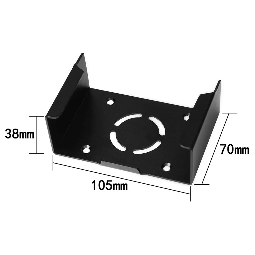 For Apple TV Box Wall-Mounted Hanger Acrylic+Metal Hanging Holder Stable Mounting Bracket - 7