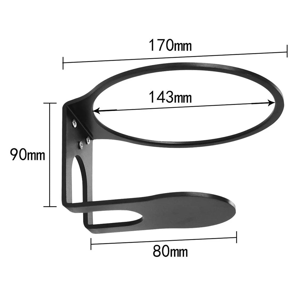 For Apple HomePod 2 2023 Speaker Aluminum Alloy Wall Hanger Wall-Mounted Hanging Holder Mounting Bracket - Black - 6