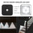 Square Human Infrared Sensor Light Smart Home Wardrobe Aisle Light Control Lamp Creative Night Light - Silver / White Light - 4