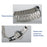 LADEON Sapphire Crystal Glass Waterproof Men Watch Stainless Steel Mechanical Round Wrist Watch - Steel Color LAD10027 - 6