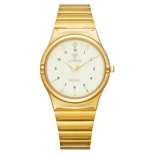 LIEBIG L1024 Fashion Couple Wrist Watch Stainless Steel Strap Analogue Quartz Watch - Luminous Dial / Men - 2