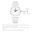 LIEBIG L1024 Fashion Couple Wrist Watch Stainless Steel Strap Analogue Quartz Watch - Luminous Dial / Men - 6