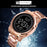 SKMEI 1611 Simple Business Men Watch Multifunctional Steel Strap Electronic Watch with Luminous Display - Black - 7