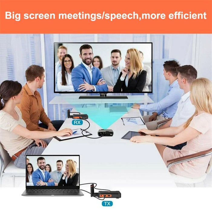 BOVBOX 900S Wireless Screen Casting Wireless Display Dongle Adapter HD Video Transmitter Receiver - US Plug - 6