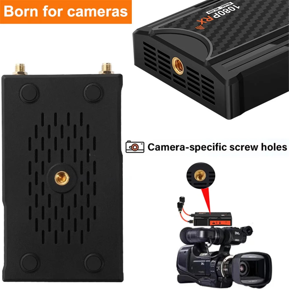 VRRIIS 009 Pro Wireless Display Dongle Adapter 300m Wireless Screen Casting Video Transmitter Receiver - US Plug - 2
