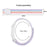 Protective Case for Huawei Tag Bluetooth-compatible Tracker Holder TPU Cover with Nylon Wristband Bracelet - Sea Shell White - 7