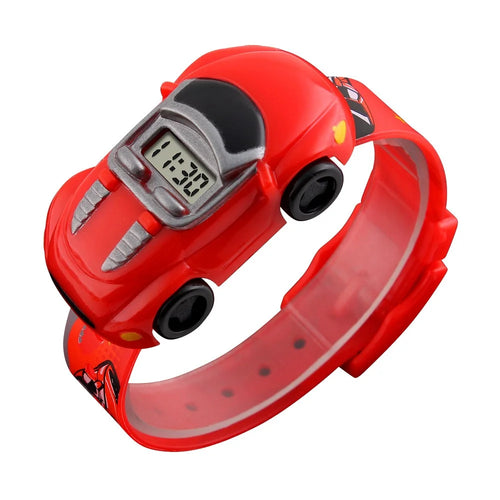 SKMEI 1241 Fashion Car Design Children Wrist Watch Student Electronic Watch - Red - 1