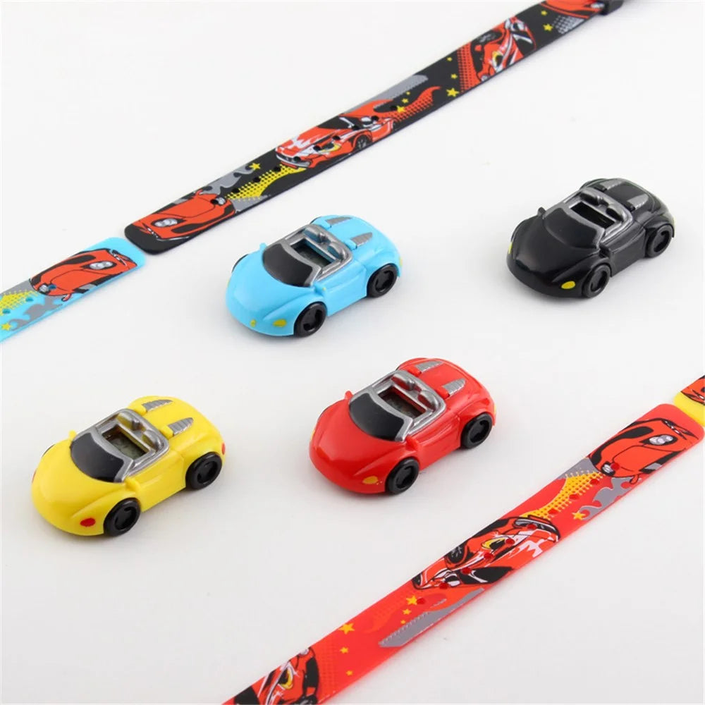SKMEI 1241 Fashion Car Design Children Wrist Watch Student Electronic Watch - Red - 3
