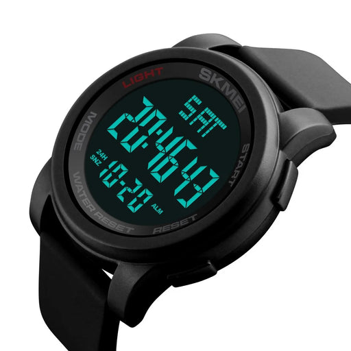 SKMEI 1257 Outdoor Multifunction Electronic Watch 50m Waterproof Sports Watch - Black - 2