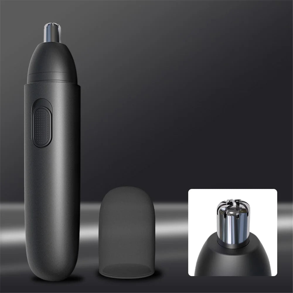 GT-2220A Electric Nose Hair Trimmer USB Rechargeable Nose Hair Beard Eyebrow Shaver - Black - 2