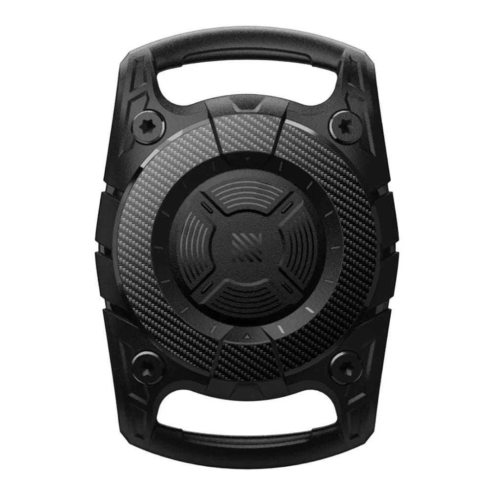 IP67 Waterproof Case for AirTag Bluetooth-compatible Tracker TPU+PC Full Body Protective Cover - Black - 1